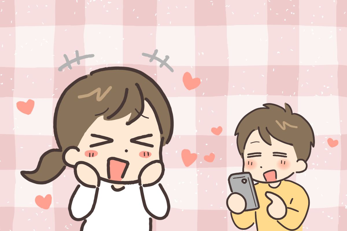 次のデートの計画を楽しそうに話し合っている男女