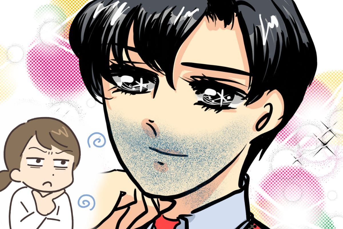 マッチングアプリで知り合ったイケメンが、イメージと違って戸惑っている女性。